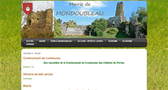 Desktop Screenshot of mairie-mondoubleau.com
